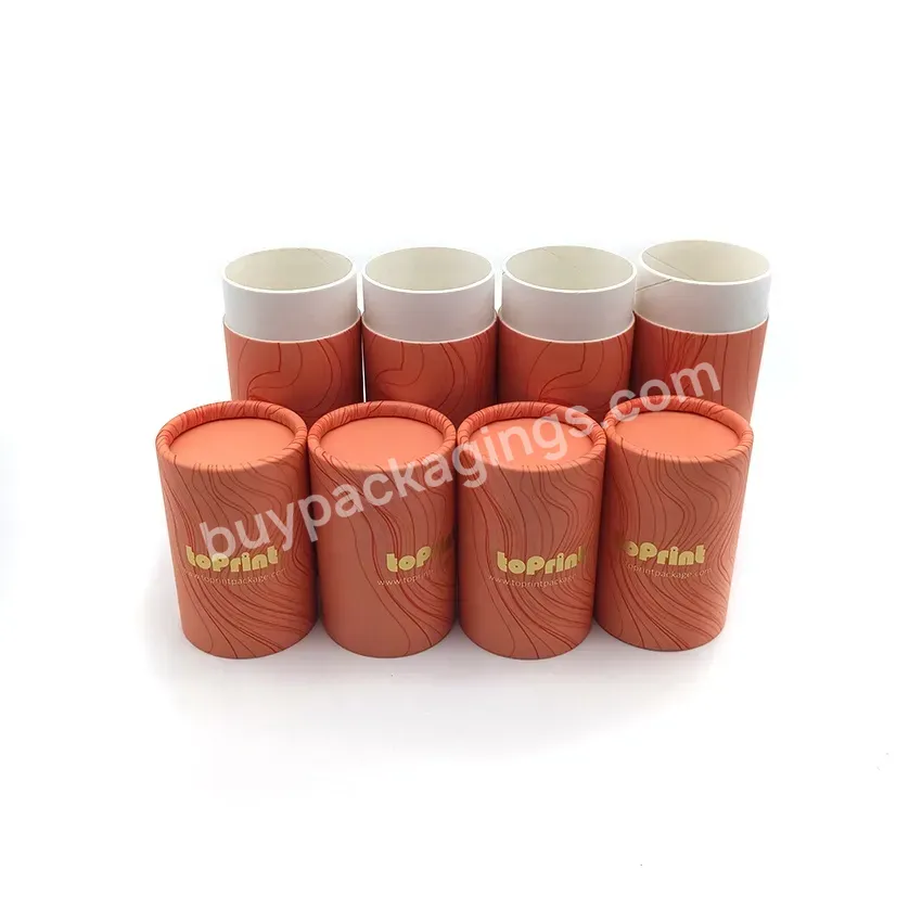 Customized Eco Friendly Cardboard Cylinder Round Paper Box For Skincare Essential Oil Bottle Packaging - Buy Essential Oil Box,Essential Oil Package,Eco Friendly Packaging.