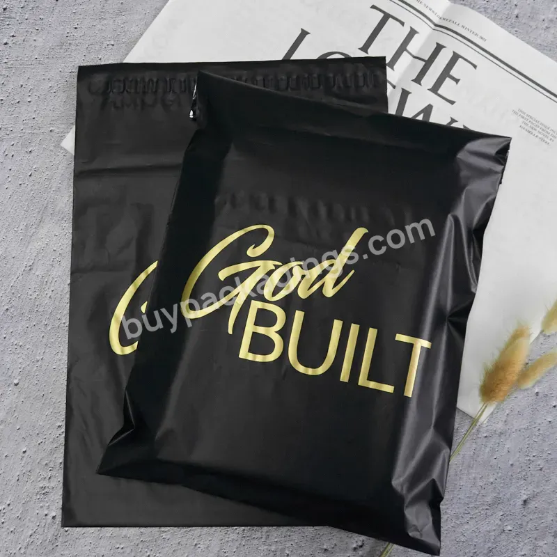 Customized Eco Friendly Matt Black Poly Mailer Plastic Mail Courier Shipping Packaging Postage Bag For Garment - Buy Poly Garment Bag,Poly Bag Eco Friendly,Matt Black Poly Mailer Plastic Mail Bag.