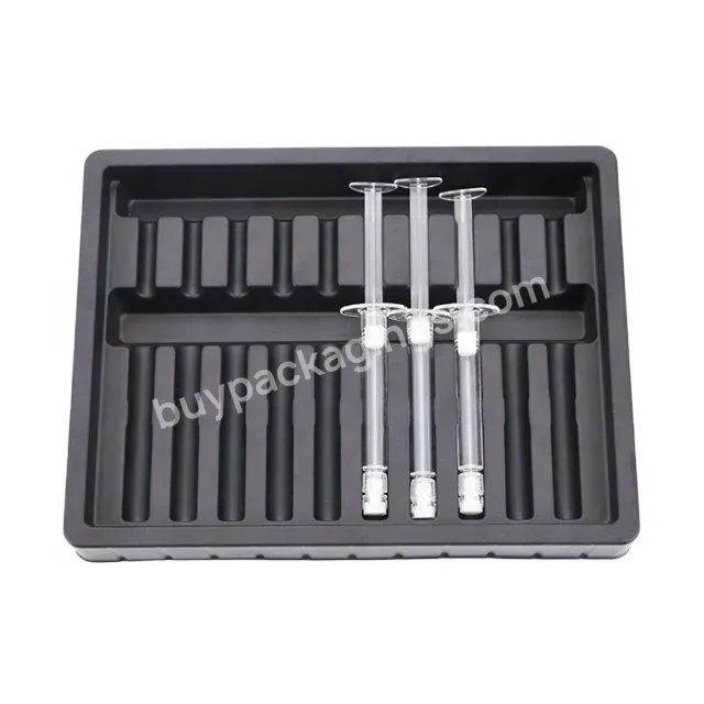 Customized Ecofriendly Disposable Medical Materials Ps Black Glass Syringe Ampoule Tray 1ml Packaging Medical Blist - Buy Syringe Packaging,Medical Blister Packing For Syringe,Medical Blister Packaging.