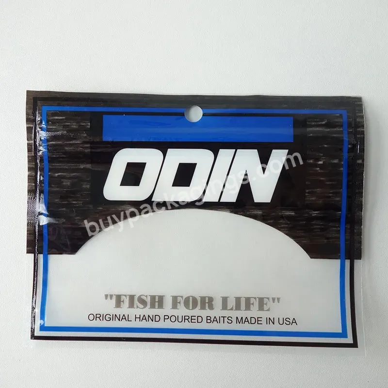 Customized Fishing Lure Zipper Packaging Bag Wholesale/ Cheap Laminated Plastic Fishing Hook Packaging 3 Side Seal Flat Pouch - Buy Fishing Lure Packaging Bag,Flat Pouch,Zipper Packaging Bag.