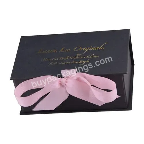 Customized Flap Magnetic Gift Paper Packaging Gift Box With Bow - Buy Gift Box With Bow,Customized Paper Gift Box With Bow,Flap Magnetic Gift Box With Bow.