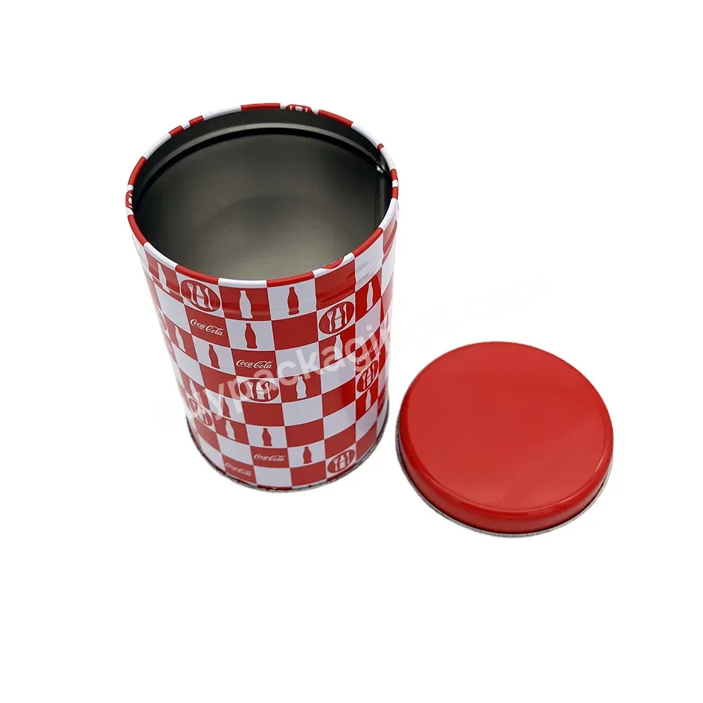 Customized Food Grade Empty Round Round Storage Candy Tin Can - Buy Round Candy Tin Can,Empty Candy Tin Can,Custom Cookie Tins.