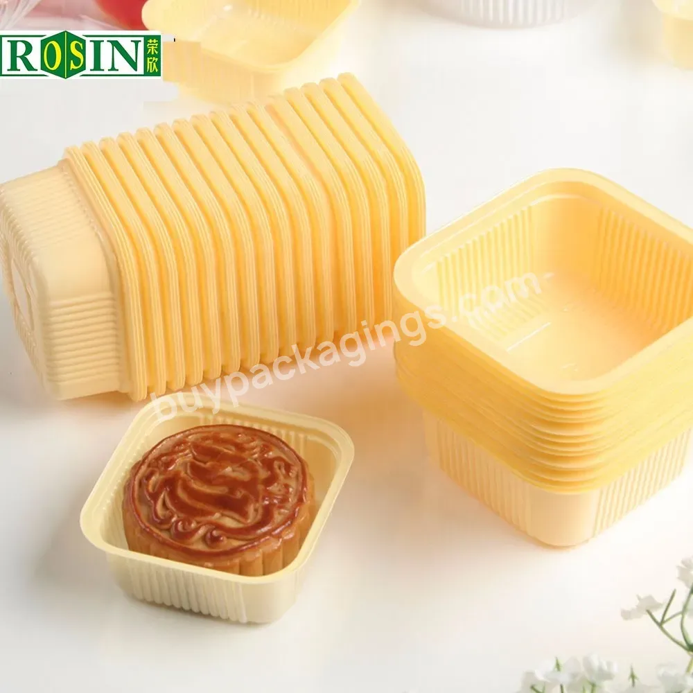 Customized Food Grade Mid Autumn Mooncake Tray Mini Christmas Cake Container Packaging