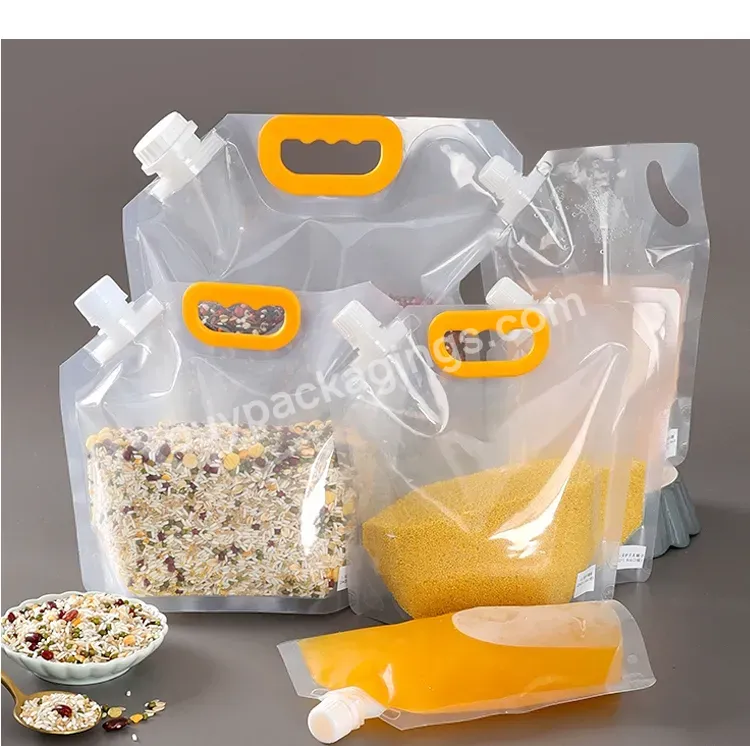 Customized High Quality Liquid Pe Plastic Cooking Bag Water Beer Bag - Buy Reusable Squeeze Packaging Baby Food Spout Pouch,Hot Filling Resistance Plastic Printed Spout Pouch For Juice,Custom Printed Foil Stand Waterproof Liquid Kraft Paper Bags Spou