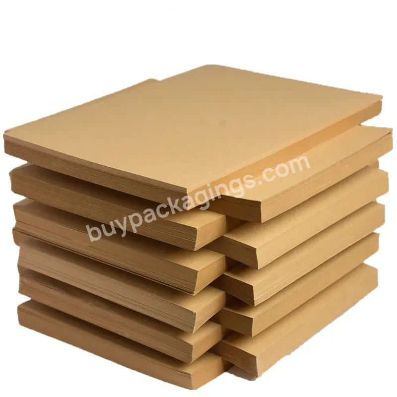 Customized Kraft Wrapping Paper Gift Waterproof Custom Wood Logo Item Style Packaging Pulp Color Printing Feature Material Type - Buy Kraft Paper Sheets,70g Sketch Drawing Paper,Cover Paper.