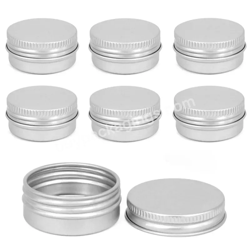 Customized Lipstick Storage Round15ml 15g Custom Printed Metal Lip Balm Aluminum Cans Cream Jar Tin Can With Lid - Buy Aluminum Cans Jar,Tin Can With Lid,Cream Jar.