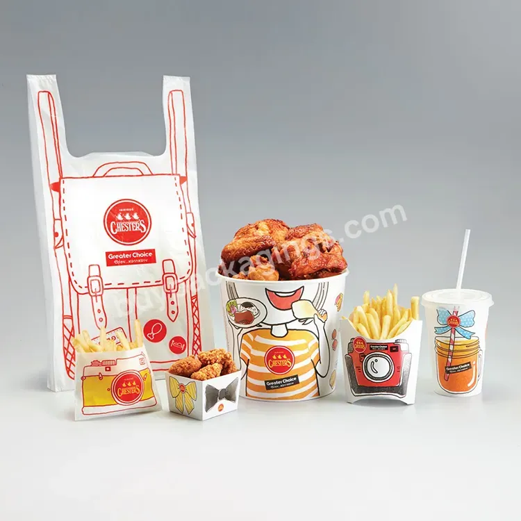 Customized Logo Design Restaurant Takeout Containers Kraft Paper Disposable Take Away Fries Chicken Burger Food Boxes Packaging - Buy Disposable Take Away Food Containers,Design Paper Boxes,Restaurant Takeout Containers.