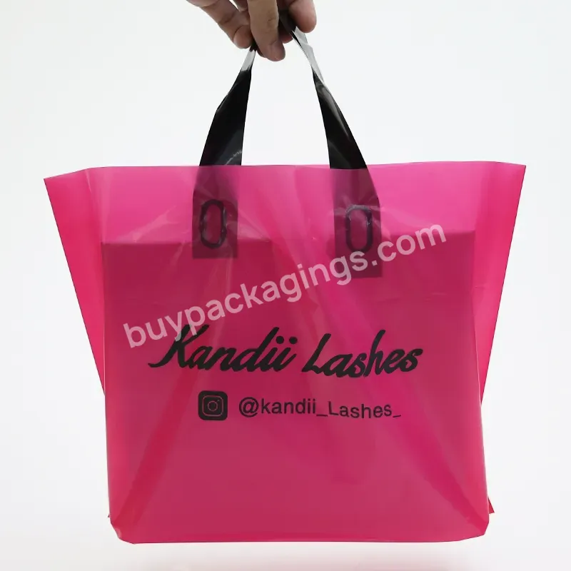 Customized Logo Designs Reusable Folding Soft Loop Handle Carrier Pe Shopping Plastic Packing Bags - Buy Customized Logo Designs Bag,Reusable Folding Soft Loop Handle Carrier Bag,Pe Shopping Plastic Packing Bags.