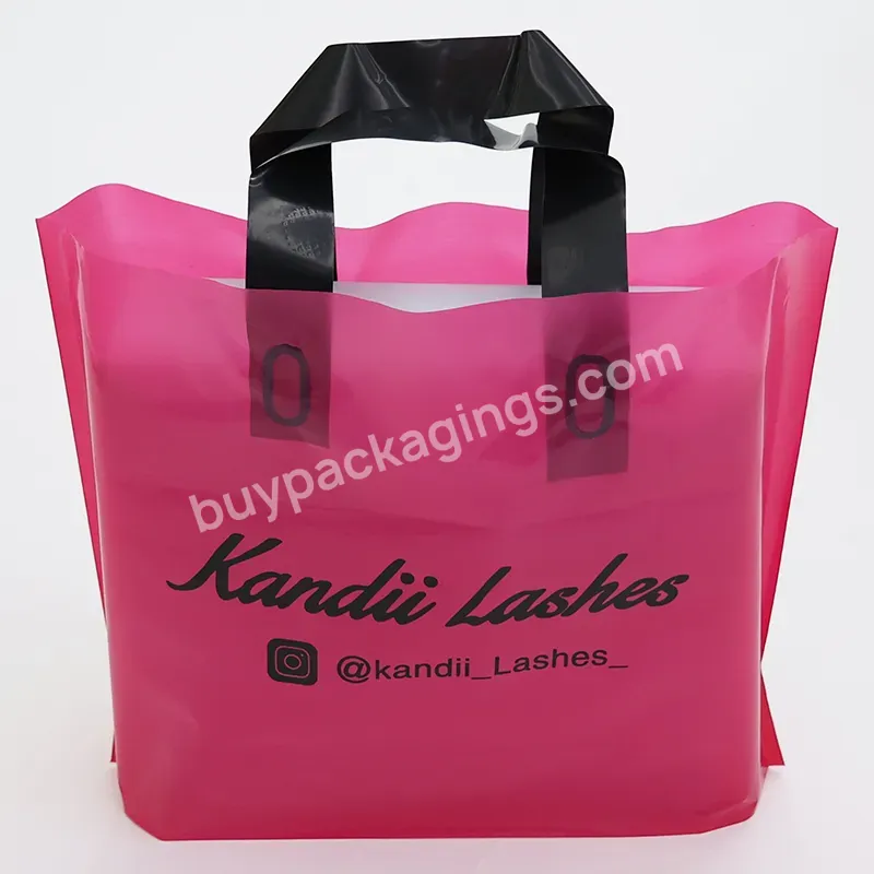 Customized Logo Designs Reusable Folding Soft Loop Handle Carrier Pe Shopping Plastic Packing Bags - Buy Customized Logo Designs Bag,Reusable Folding Soft Loop Handle Carrier Bag,Pe Shopping Plastic Packing Bags.