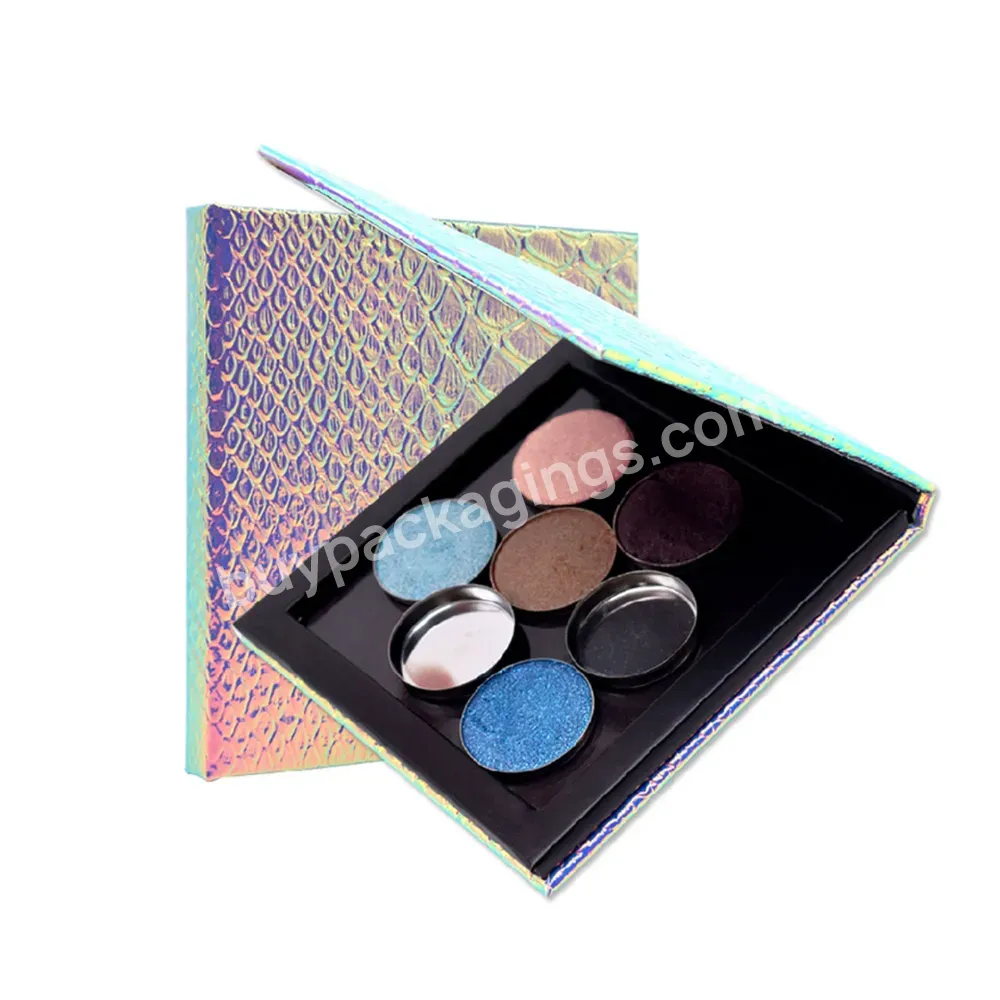 Customized Logo Eco- Friendly Recyclable Fish Scale Diy Eyeshadow Concealer Case Holder Empty Magnetic Makeup Palette - Buy Empty Makeup Palette,Eyeshadow Palette Custom Logo Eyeshadow Palette,Empty Eyeshadow Palette.