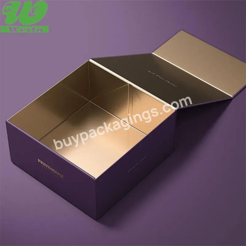 Customized Logo Luxury Cardboard Collapsible Folding Rigid Paper Packaging Magnetic Closure Gift Boxes - Buy Custom Gift Boxes For Clothing Packaging Box,Black Magnetic Closure Gift Garment Packaging Box,Customized Logo Luxury Cardboard Collapsible F