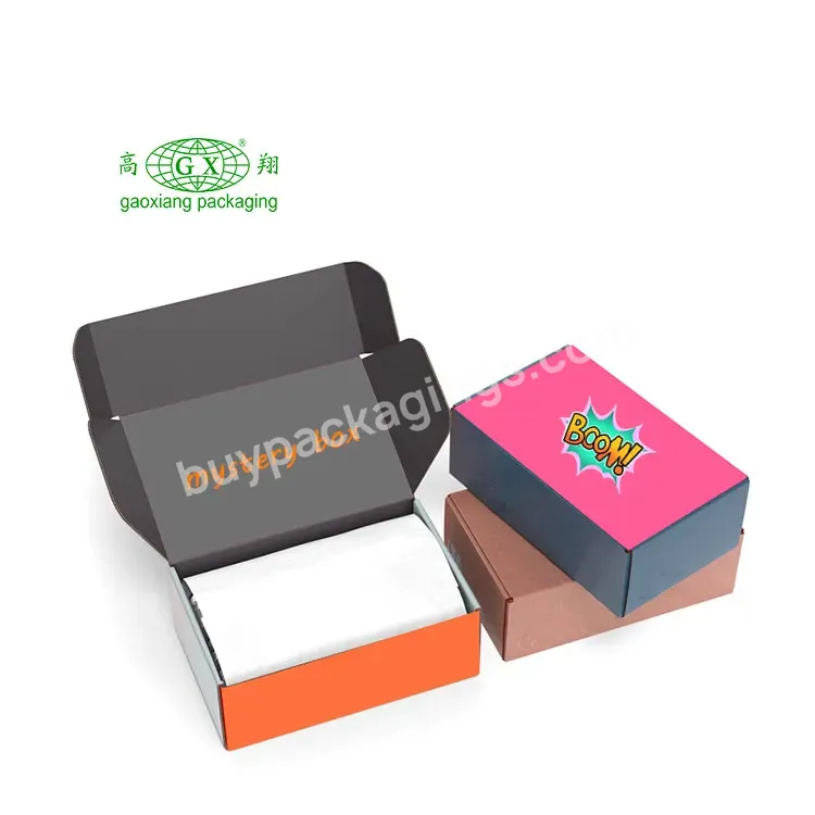 Customized Logo Matte Black Shipping Corrugated Box Gold Foil Paper Boxes Baby Shoes Clothes Gift Personalized Box