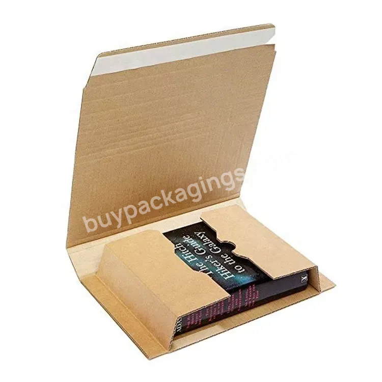Customized Logo Oem Book Mailer Shipping Box With Peal And Seal Sticker - Buy Book Safe Box,Colored Mailer Boxes,Decorative Book Boxes.