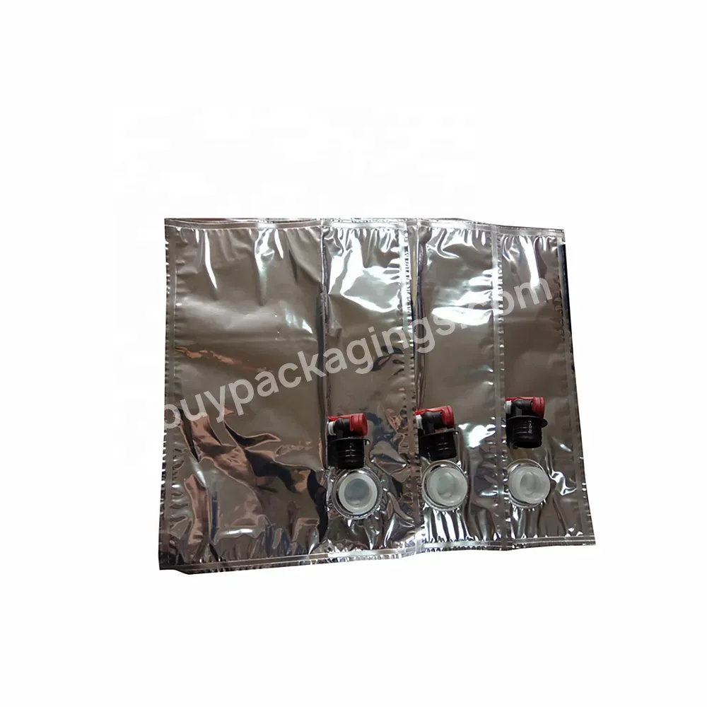 Customized Logo Print Valve 2l 3l Liquid Filler Wine Bag In Box Packaging - Buy Soap Bag In Box,Bag In Box Mix,Maquina Bag In Box.