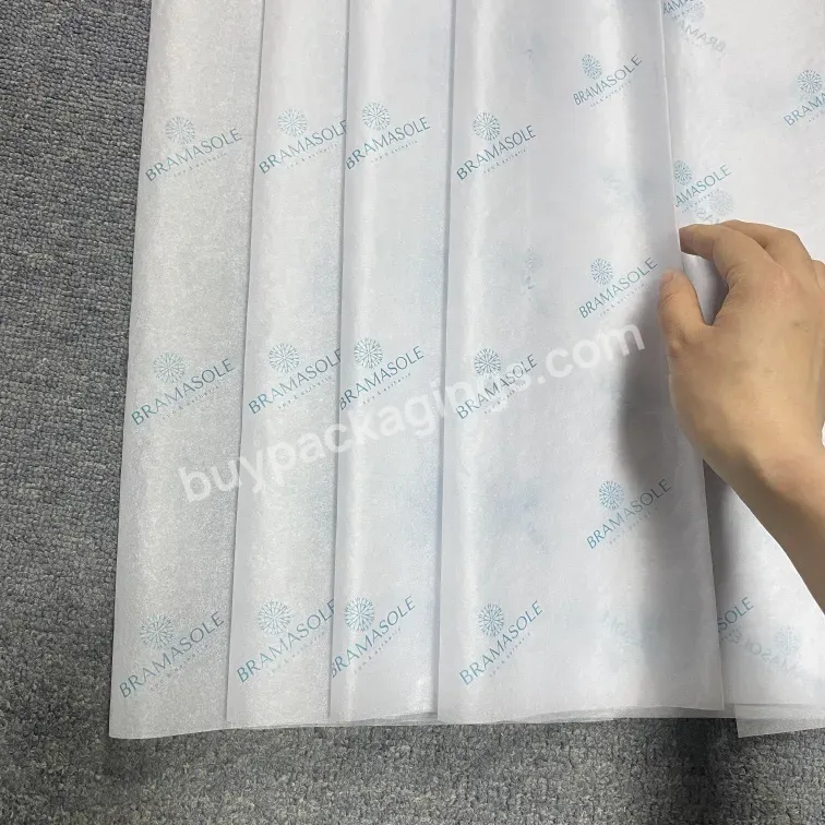 Customized Logo Printed Brand Black White Gift Tissue Paper Packaging Sheets For Shoe Clothing Wrapping Paper - Buy Wrapping Clothing/flower/gift Tissue Paper,Multiple Color Options,Customized Logo And Size.
