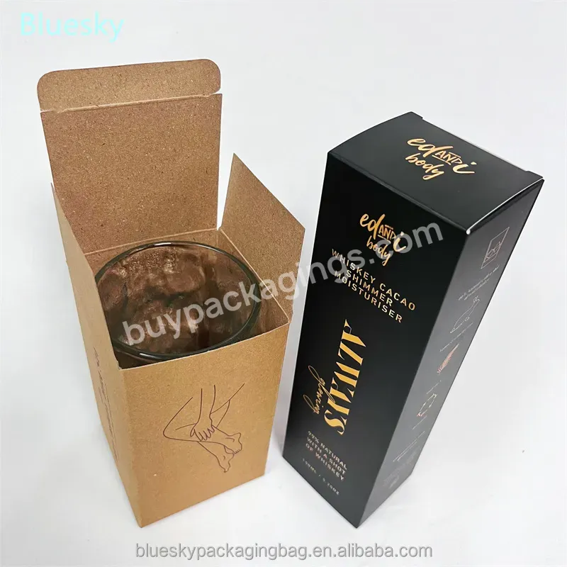 Customized Logo Product Packaging Small Cardboard Box Packaging,Plain Kraft Paper Box For Glass Cup Packing - Buy White Cardboard Paper Box For Skincare Cosmetics Packaging,Brand Printing Luxury Square Gift Kraft Paper Box,Window Carton Phone Accesso
