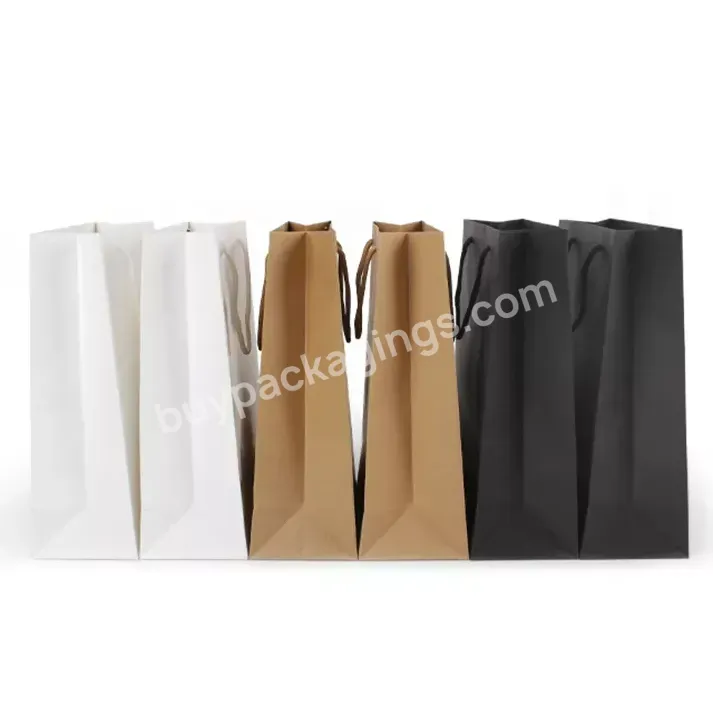 Customized Logo Recyclable Brown Shopping Kraft Paper Bag With Twisted/flat Handle - Buy Recyclable Food Paper Bag,Paper Bag,Kraft Paper Bag.