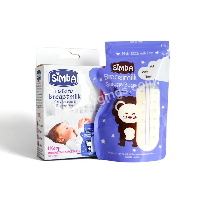 Customized Logo Recyclable Organic Stand Up Zip Top Breast Milk Storage Pouch Breastmilk Bags - Buy Zip Top Breast Milk,Pouch Breast Milk Storage,Stand Up Pouch Packaging Bags.