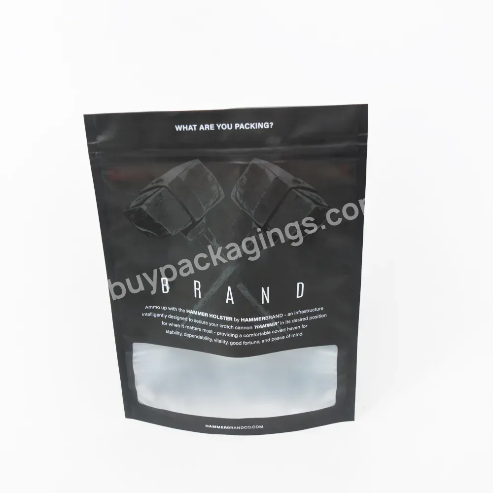 Customized Logo Reusable With Matte Transparent Windows Small Clothing Bag Zip Lock Matte Dots Plastic Clothes Zipper Bags - Buy Plastic Clothes Zipper Bags,Custom Logo Printed Eco Friendly Ziplock Clear Garment Black Packaging Bag With Zipper Clothe