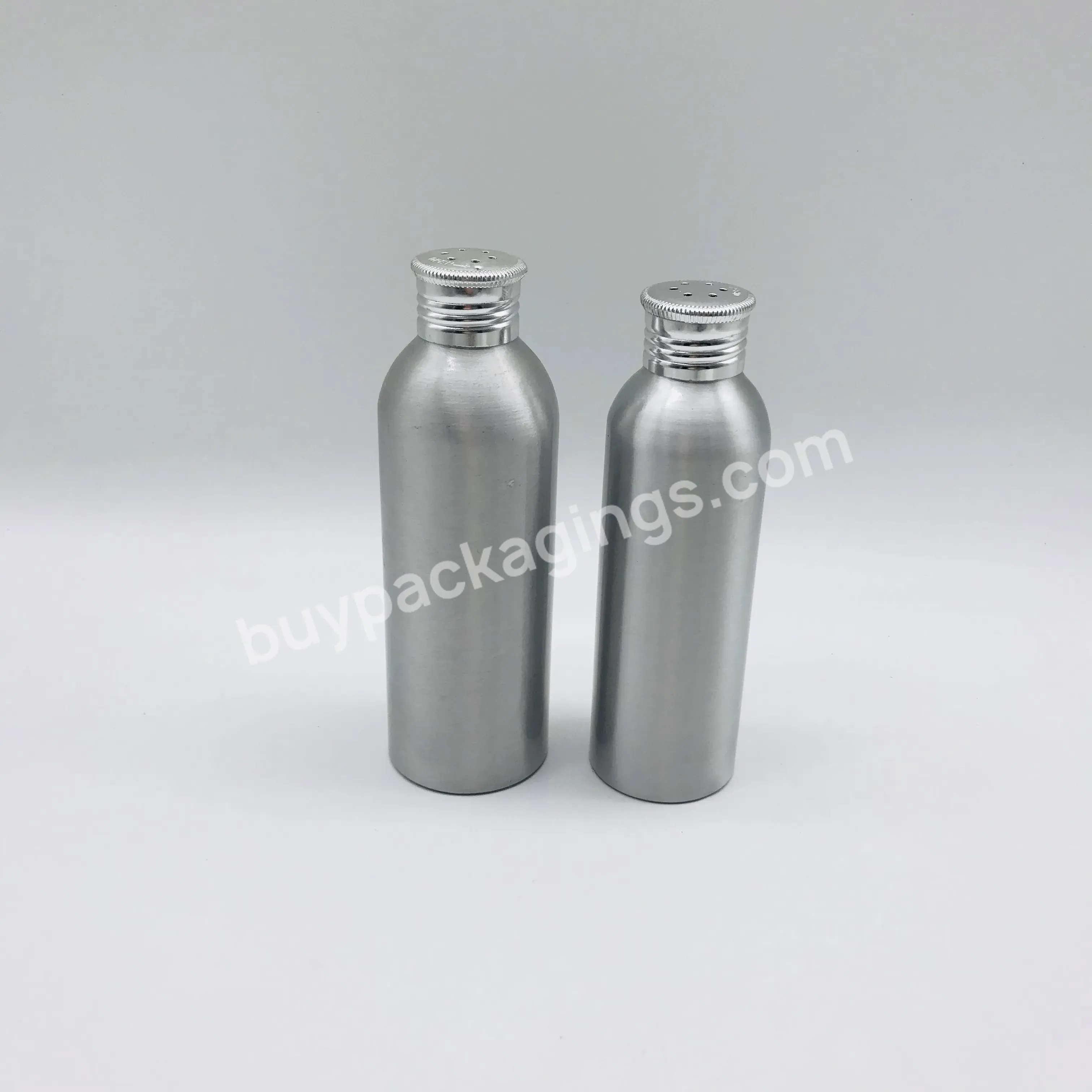 Customized Luxury Aluminum Powder Shaker Bottle For Spices Salt Chicken Essence 30ml 60ml 100ml 150ml 200ml - Buy Aluminum Shaker Bottle,Shaker Bottle,Shakers Bottles Spice.