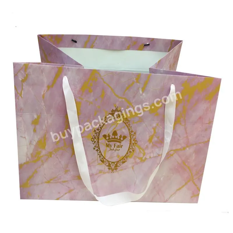 customized luxury packaging bag with own logo shopping Paper Bag Retail Store Gift Bags small business for shoes and clothing