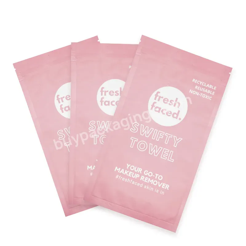 Customized Moisture-proof And Odor-proof Three-sided Zipper Pouch - Buy 3 Side Seal Pouch Bag,Zipper Packaging Bag,Bag Custom Logo.