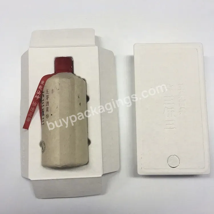 Customized Molded Paper Pulp Wine Tray Wine Packaging Tray Bottle Packaging Tray With Molded Pulp - Buy Wine Packaging Tray,Wine Bottle Packaging Tray,Beer Bottle Tray.