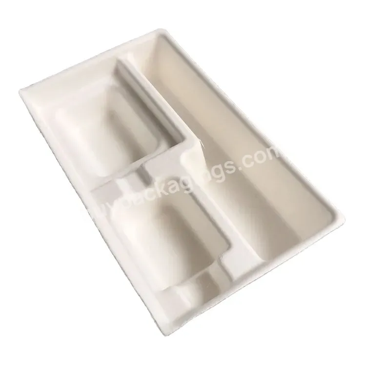 Customized Molded Pulp Packaging Tray Insert Biodegradable Packaging Moulded Paper Tray - Buy Customized Packaging Tray,Molded Pulp Packaging Insert,Pulp Packaging Inlay.
