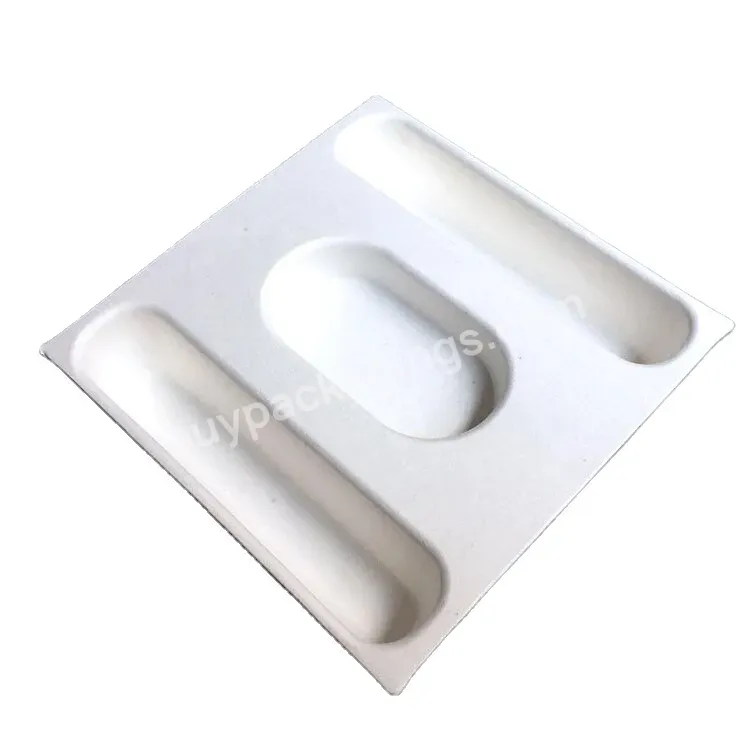 Customized Molded Pulp Packaging Tray Insert Biodegradable Packaging Moulded Paper Tray - Buy Customized Packaging Tray,Molded Pulp Packaging Insert,Pulp Packaging Inlay.