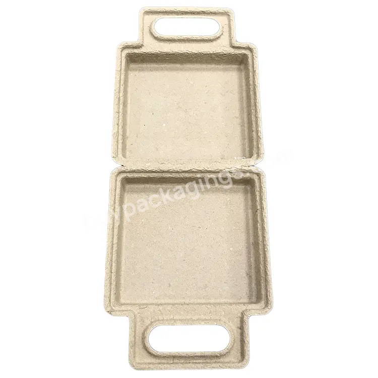 Customized Natural Brown Pulp Insert Tray Sugarcane Pulp Packaging Inner Tray For Wine Bottle - Buy Inner Tray For Wine Bottle,Sugarcane Pulp Tray,Packaging Inner Tray For Wine Bottle.