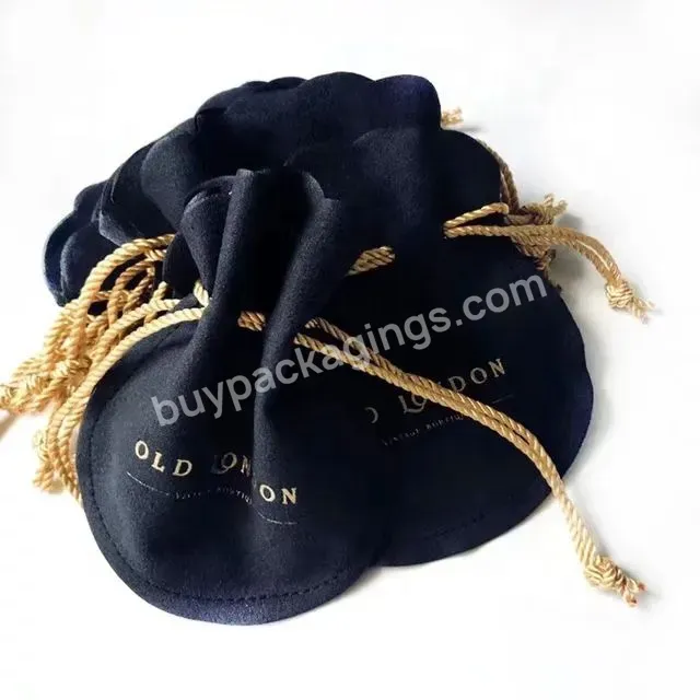Customized Navy Flannel Gift Bags Pouches Makeup-jewelry Packaging Bags - Buy Gift Bags,Cosmetic Bags,Jewelry Packaging Bags.