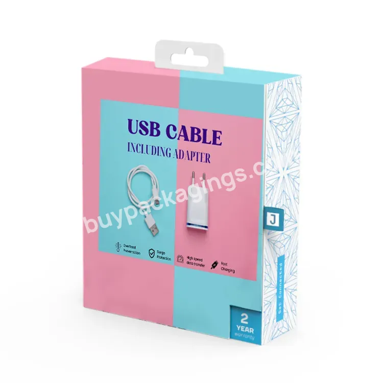 Customized New Usb Cable Luxury Rigid Packaging Box Electronic Data Line Mobile Phone Charging Cable Packaging - Buy Gift Paper Box,Rigid Paper Box,Luxury Gift Boxes.