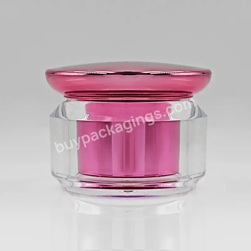 Customized Package 50ml Acrylic Pump Bottle Empty Cosmetic Cream Jar - Buy Lotion Bottle,Spray Bottle,Cream Jar.