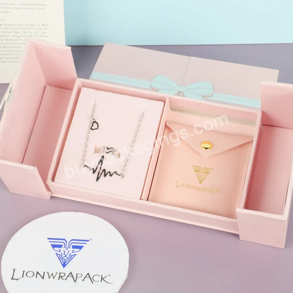 Customized Paper Cardboard Drawer Jewelry Packaging Box Pink Pouch Gift Boxes Necklace Earring Bracelet Ring Magnet Jewelry Box - Buy Jewelry Packaging,Jewelry Packaging Box,Jewelry Boxes.