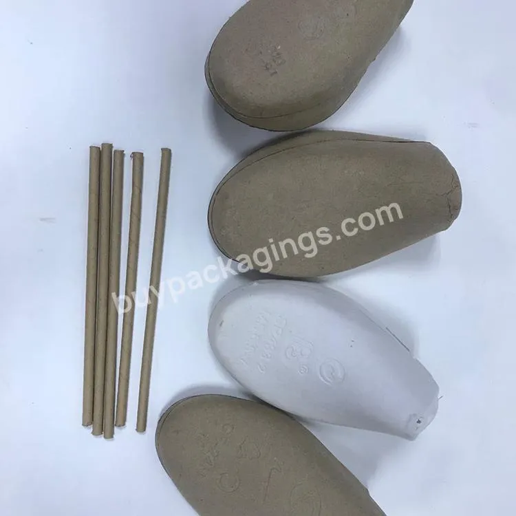 Customized Paper Pulp Biodegradable Shoes Stretchers Crease Protectors