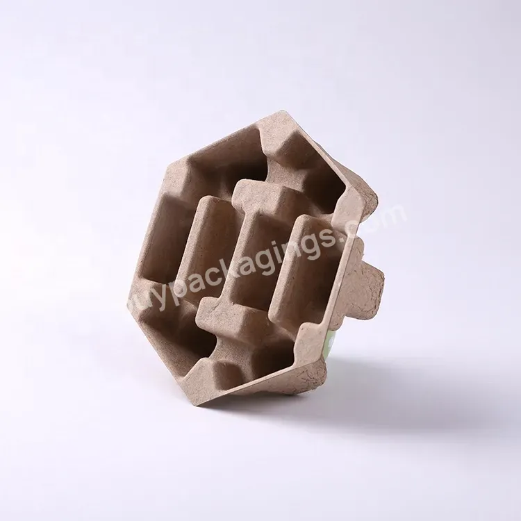 Customized Paper Pulp Inserts Molded Pulp Paper Packaging Tray Biodegradable Recycled Paper Pulp Moulded Insert