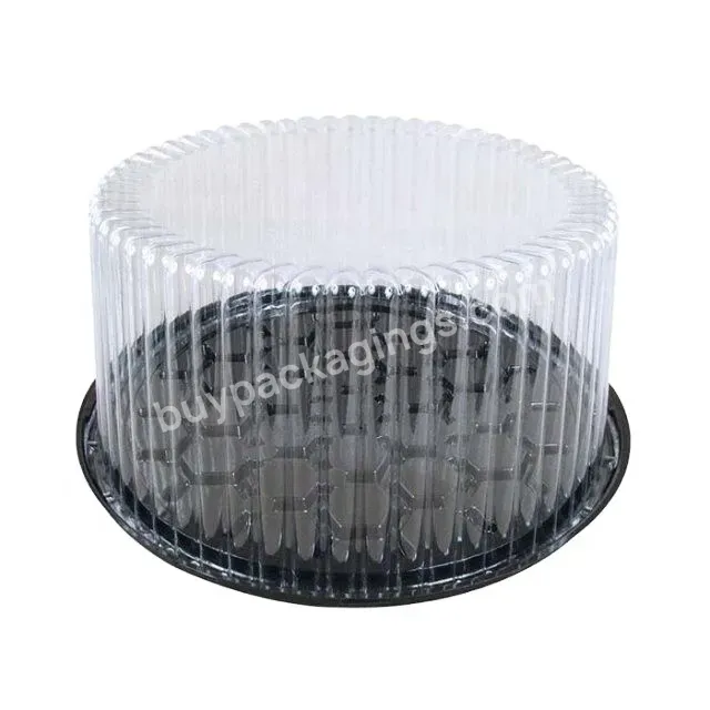 Customized Pet Transparent Disposable Plastic Round Wedding Cake Packaging Container Boxes For Cake Packing - Buy Pet Plastic Transparent Cake Boxes 10x10x8,Round Wedding Cake Package Box,Boxes For Cake Packing.