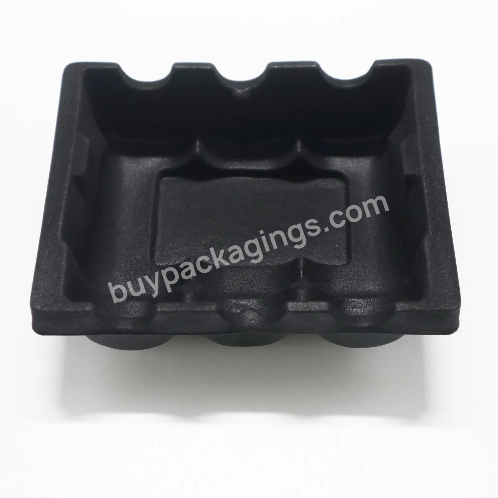 Customized Plastic Ps Black Flocking Tray Blister Tray Packaging For Cosmetics Hardware - Buy Plastic Ps Black Flocking Tray,Blister Tray Packaging,Flocking Packaging For Cosmetics.