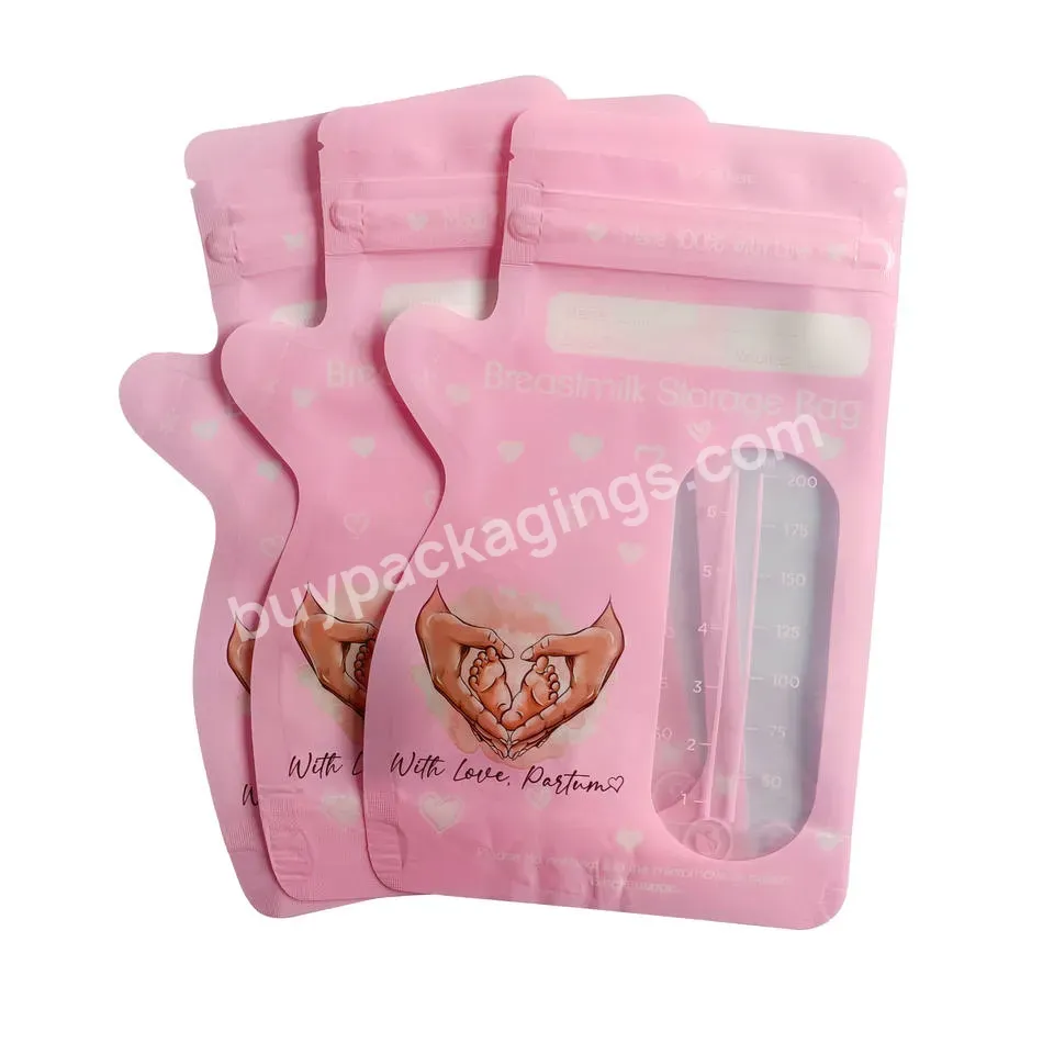 Customized Portable Breast Milk Storage Bag Without Bpa Large Capacity Baby Breast Milk Disposable Storage Bag - Buy Breast Milk Storage Bag,Infant Care Breast Milk Storage Bag,Breast Milk Collector.