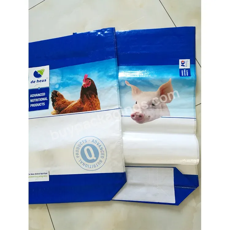 Customized Printed Bopp Dog Food Packing Pp Woven Sack Animal Feed Pp Woven Bags - Buy Animal Feed Bags,Dog Food Packed,Pp Laminated Woven Bag.