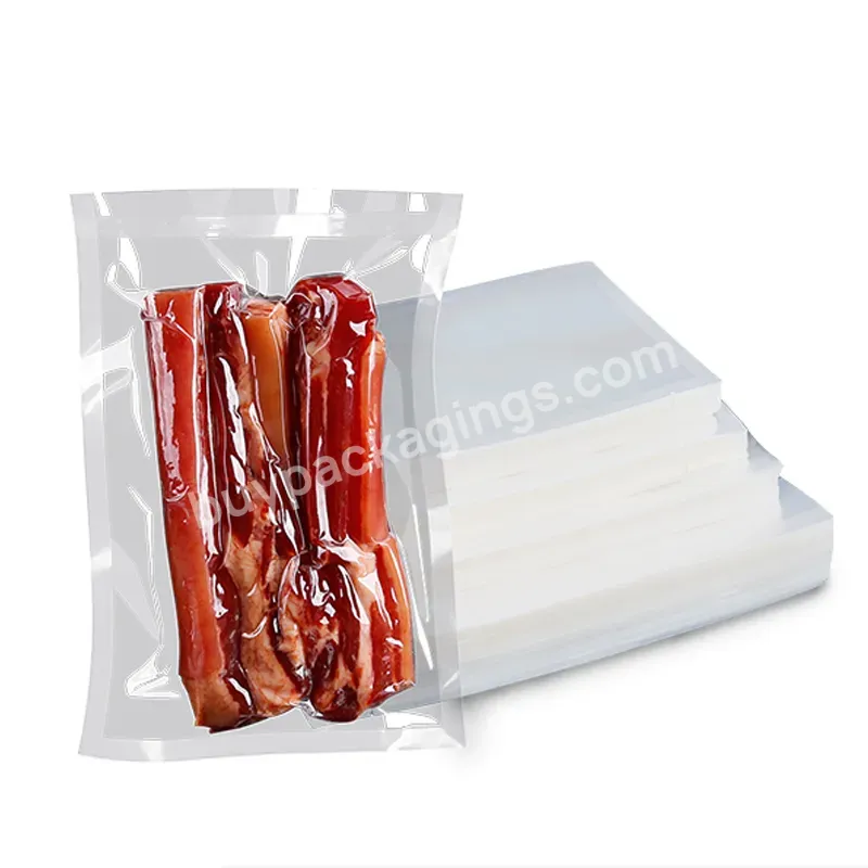 Customized Printed Nylon Vacuum Heat Sealing Bag For Food Vacuum Cleaner Bag - Buy Transparent Packaging Bags Plastic Storage Bags,3 Side Sealed Nylon Vacuum Bags,Transparent Commercial High-quality Plastic For Food Vacuum Bags.