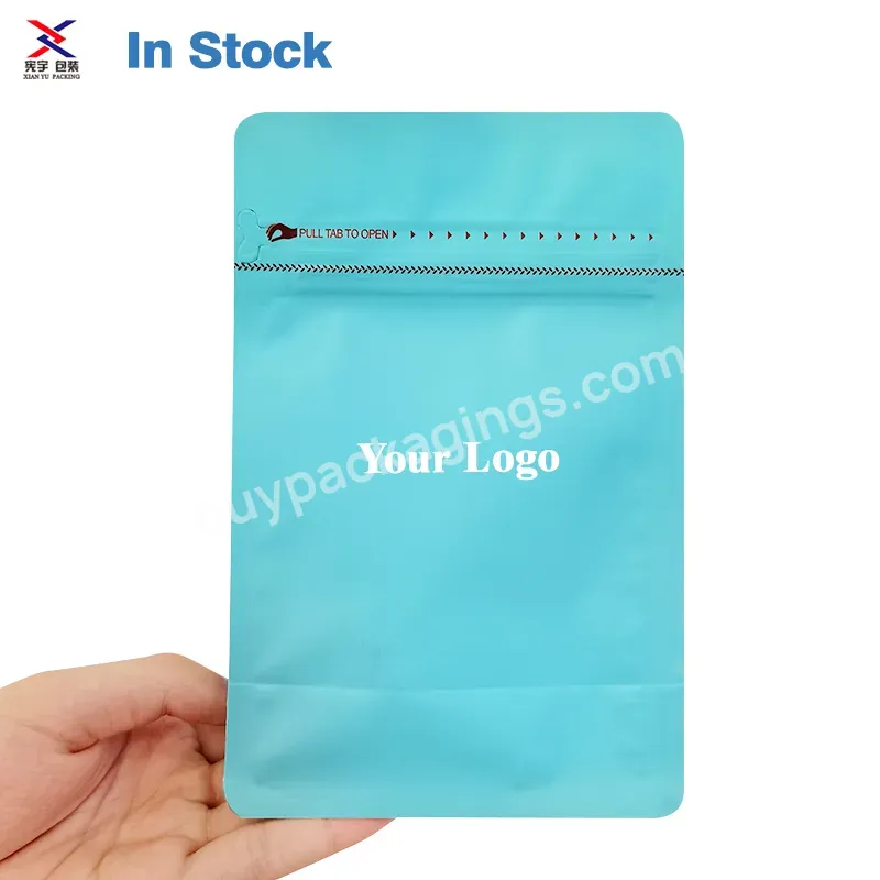 Customized Printing Aluminum Foil Stand Up Pouch Packaging Resealable Matte Coffee Bag With Valve And Zipper - Buy Black Standing Coffee Bag With Valve And Zipper,500g 1kg Aluminum Foil Flat Bottom Coffee Bag With Zipper Valve,Customized Printing For