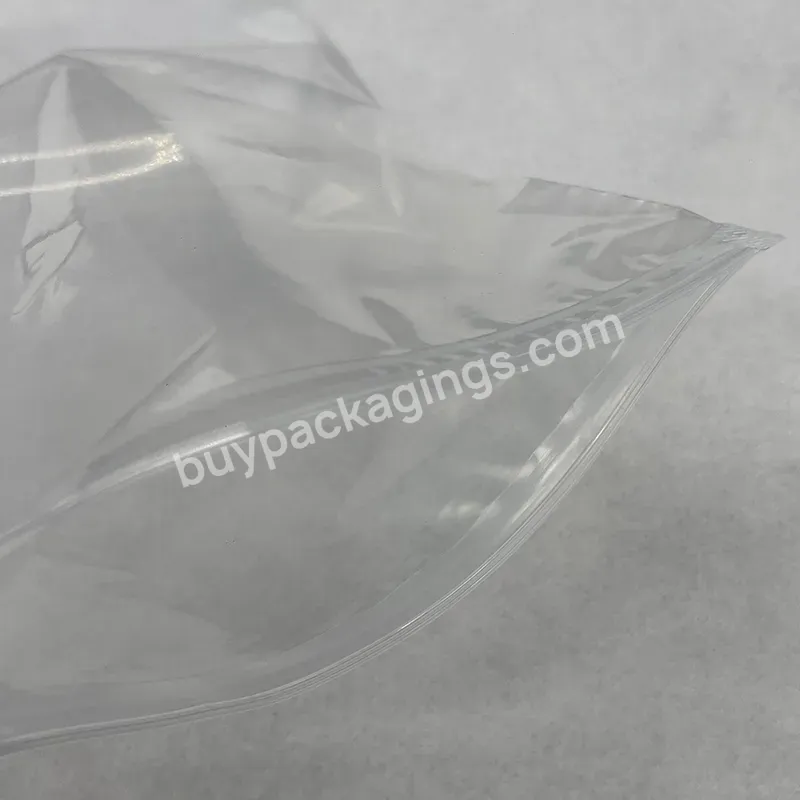 Customized Printing Environmentally Friendly Reusable Transparent Zipper Bag Smooth Pe Plastic Zipper Bag - Buy Zipper Plastic Packing Bags,Zipper Plastic Bag With Logo,Transparant Plastic Bag.