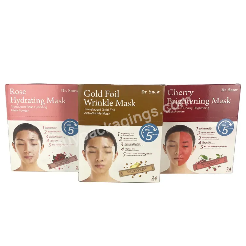 Customized Printing Pattern Facial Mask Paper Boxes For Cosmetic Skin Care Packaging Containers With Your Own Logo - Buy Paper Boxes,Cosmetic Packaging,Cosmetic Packaging Containers.