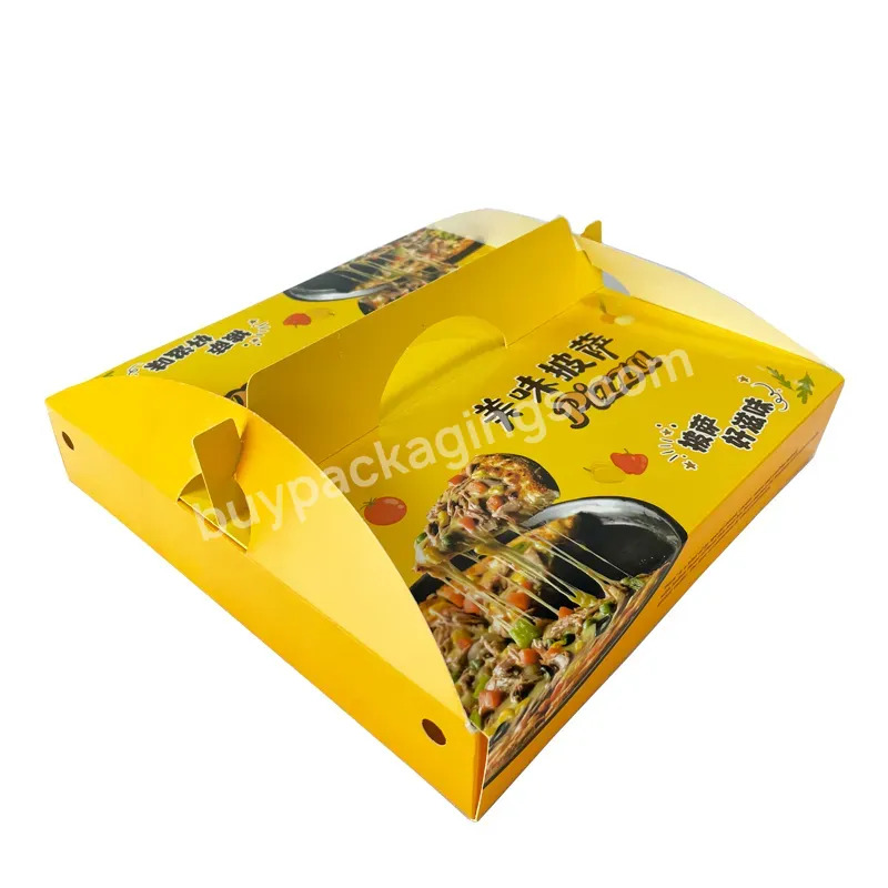 Customized Printing Portable Cheap Cake Pizza Box Apply To Food Packing Paper Boxes With Your Own Logo - Buy Paper Boxes,Pizza Box,Paper Box Packaging.