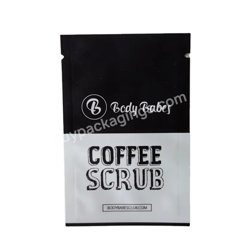 Customized Printing Skin Care Coffee Body Scrub Package Plastic Zipper Smell Proof Pouch - Buy Scrub Packing Pouch,Body Scrub Pouch Bag Custom,Smell Proof Pouch.