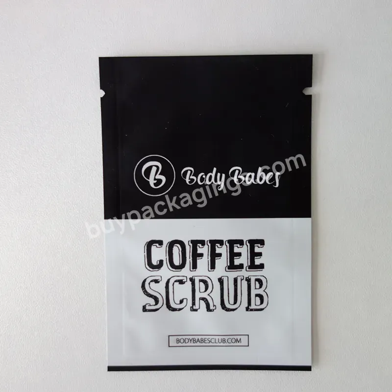 Customized Printing Skin Care Coffee Body Scrub Package Plastic Zipper Smell Proof Pouch - Buy Scrub Packing Pouch,Body Scrub Pouch Bag Custom,Smell Proof Pouch.