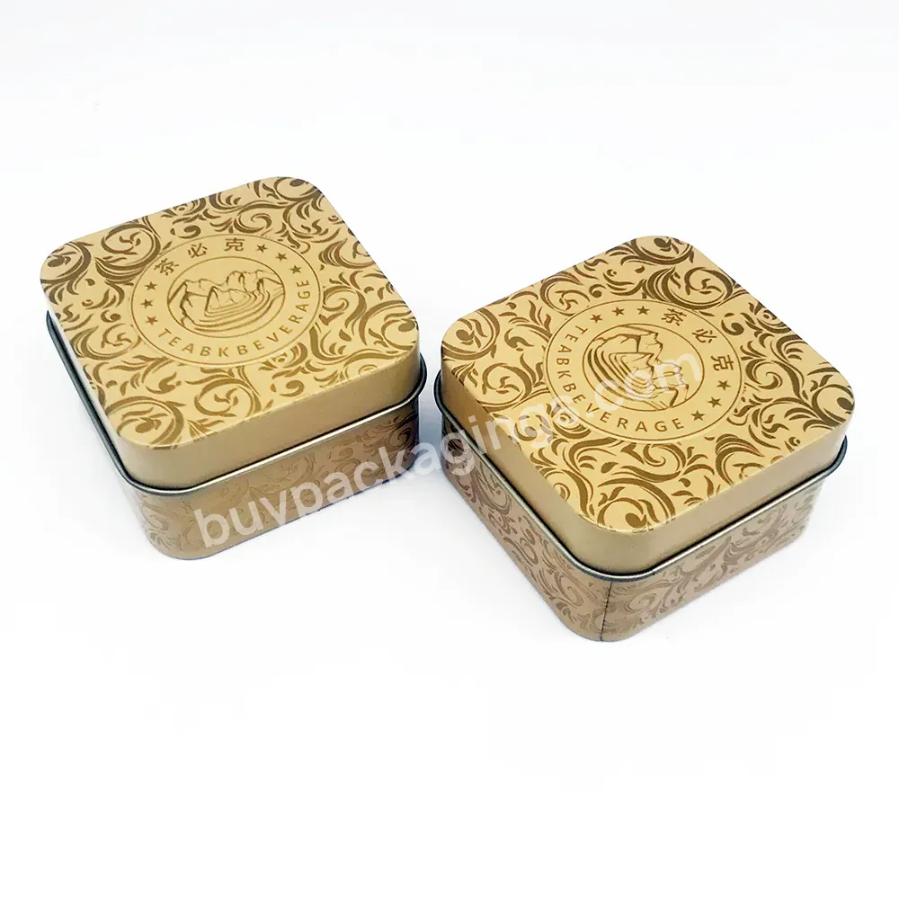 Customized Printing Square Tea Tin Box - Buy Square Tea Tin Box,Square Tea Tins,Tea Tins.