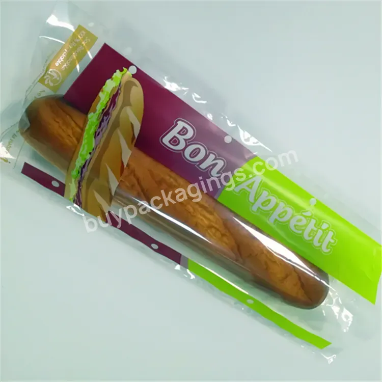 Customized Printing Transparent Plastic Bopp Bag For Packaging Bread Bag Punch Hole Bag - Buy Plastic Packaging Bread Bag,Cheap Plastic Bags Printing,Punch Hole Bag.