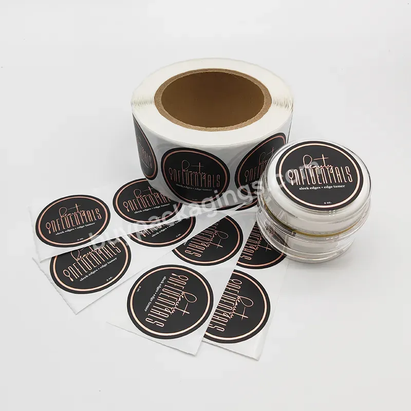 Customized Private Label Cosmetics Packing Self Adhesive Sticker Printing - Buy Private Label Cosmetics,Sticker Label,Customized Stickers.